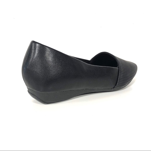 Pierre Dumas Black Flats Slip-on Flats - Picture 3 of 4
